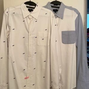 SET OF 2 J.Crew Button Down Long Sleeve Shirts